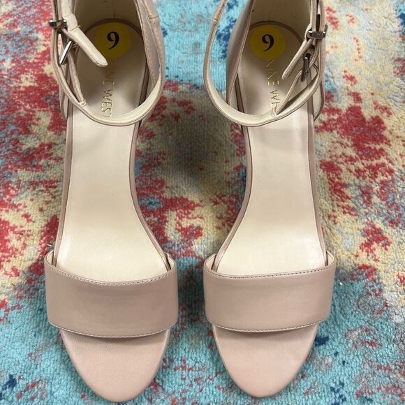 New Nine West Womens Beige Heels Size 9 - Picture 1 of 3